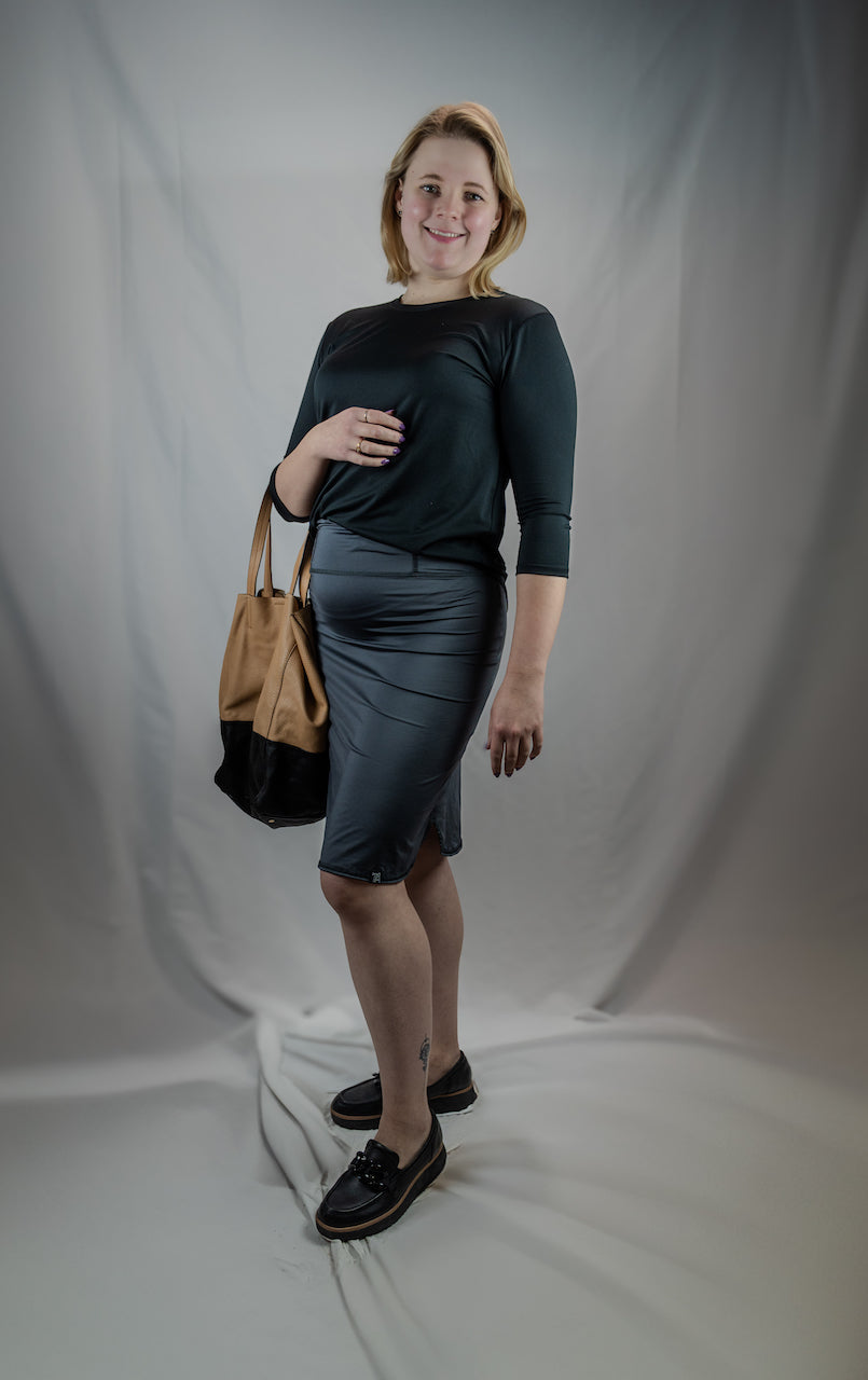 Recycled All Day Active Skirt - Carbon Transcendent Active