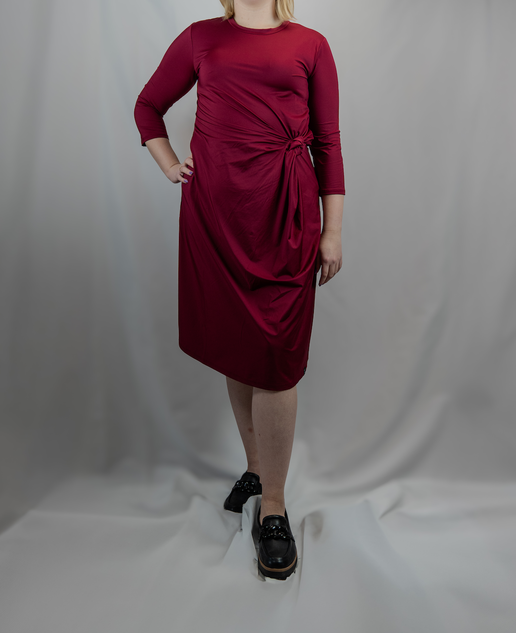 Knot Dress - Cherry Transcendent Active