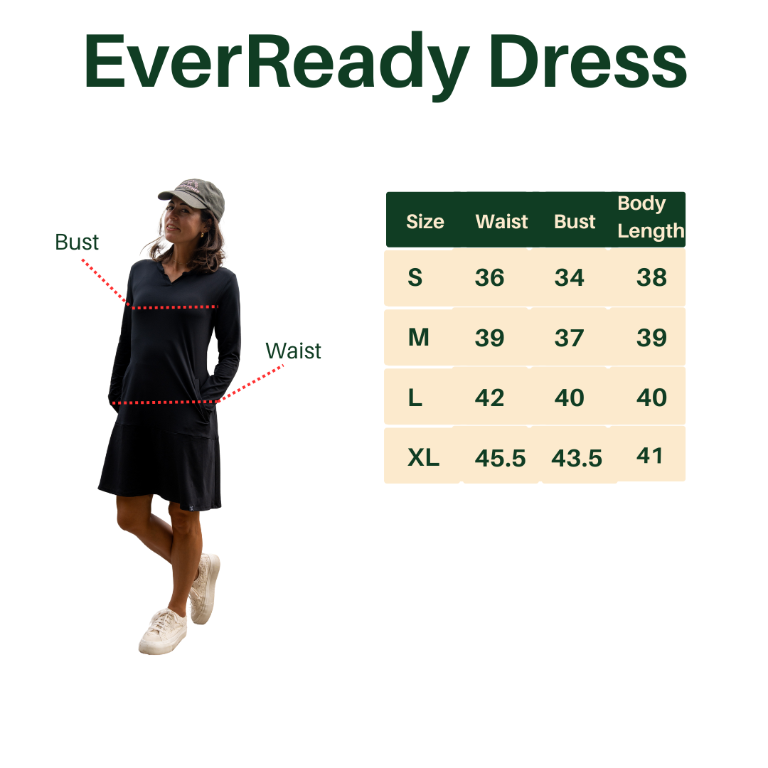 Transcendent Active Sizing Chart | Find Your Perfect Modest Fit