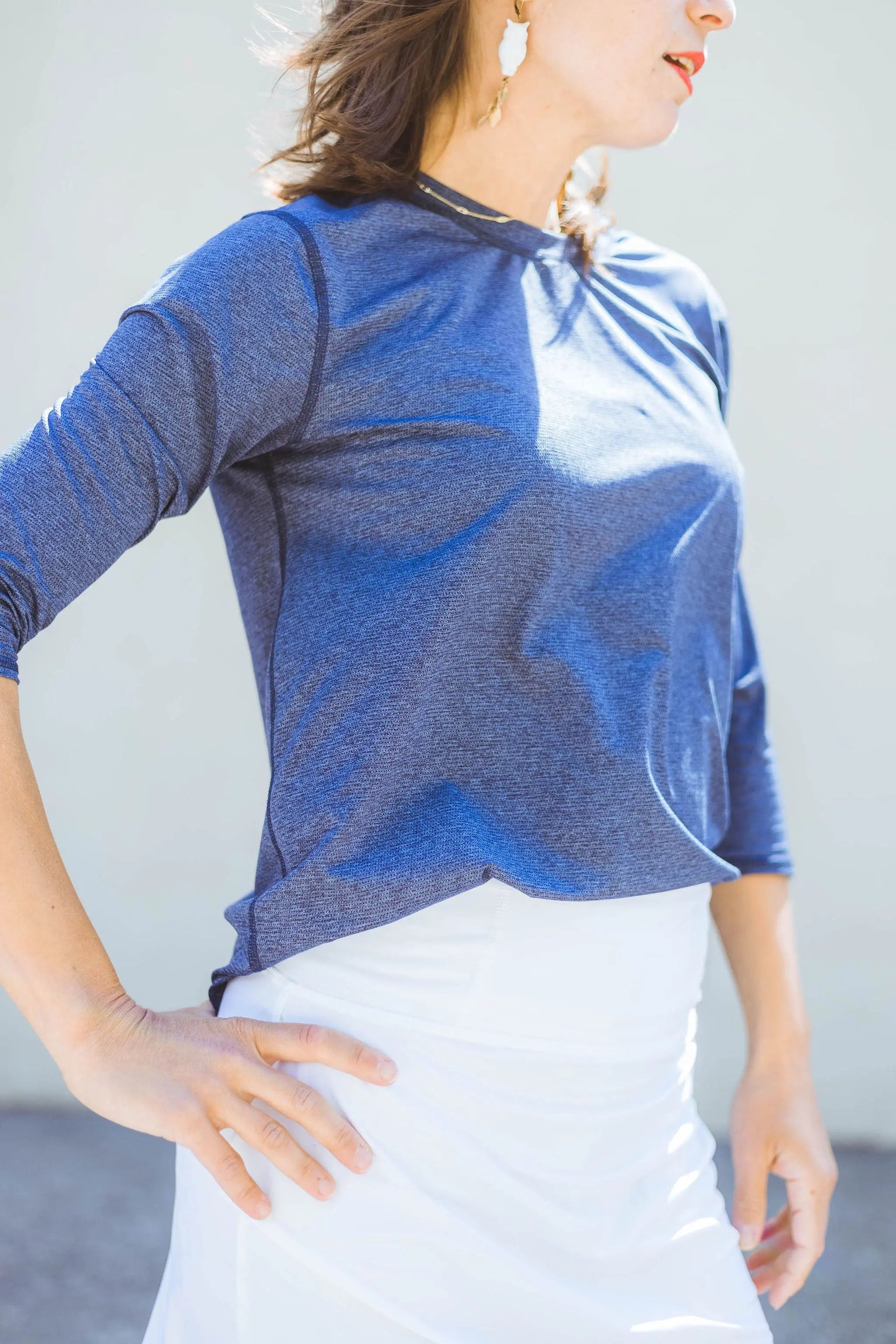 Performance Quarter Sleeve - White Transcendent Active