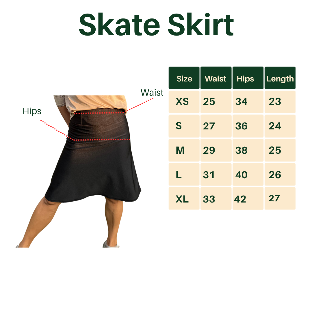 Skate Skirt - Carbon Transcendent Active