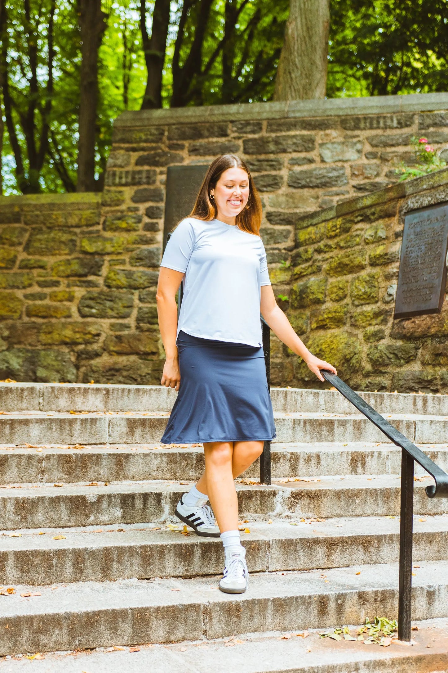 Skate Skirt - Midnight River Transcendent Active