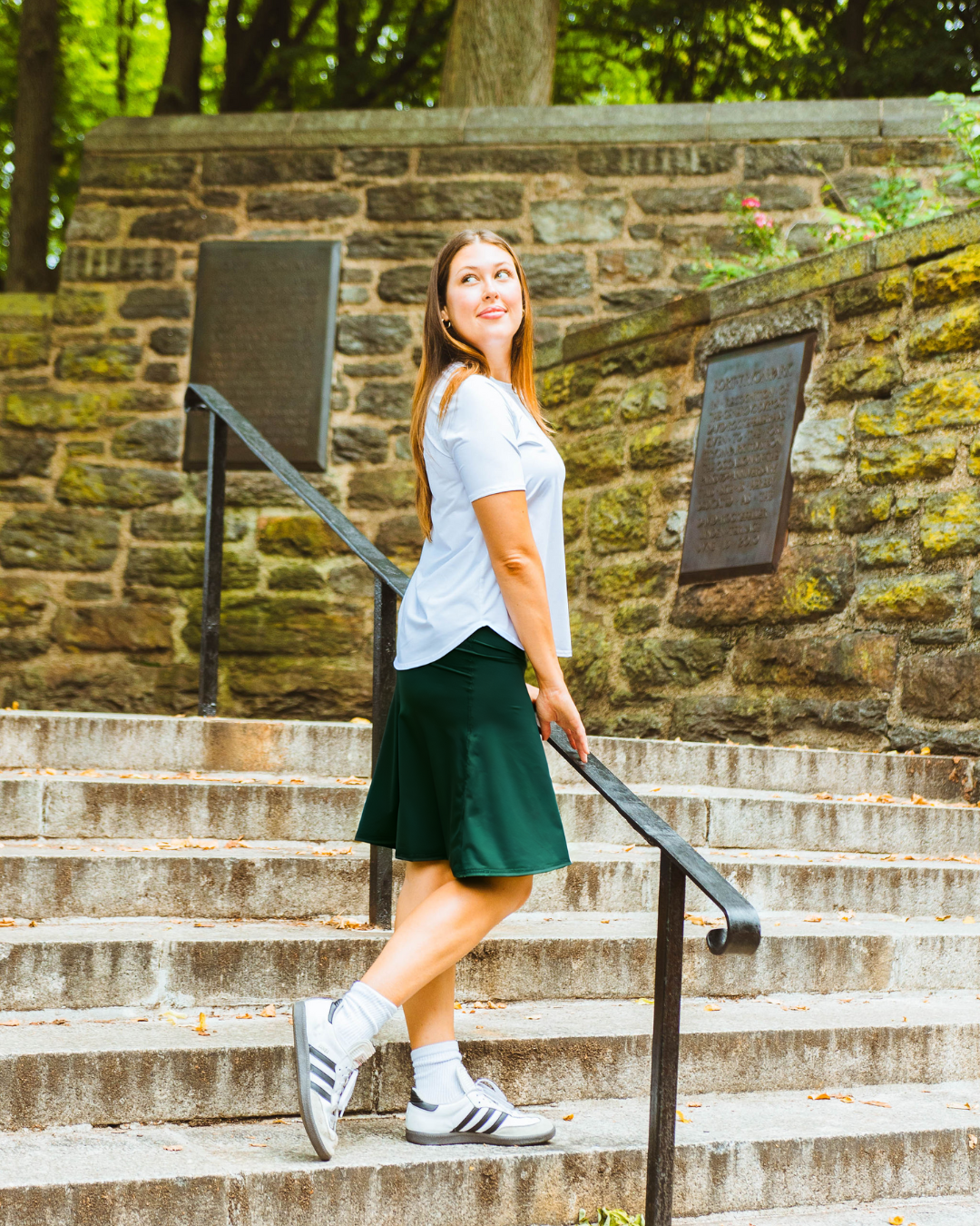 Skate Skirt - Forest_Green - Transcendent Active