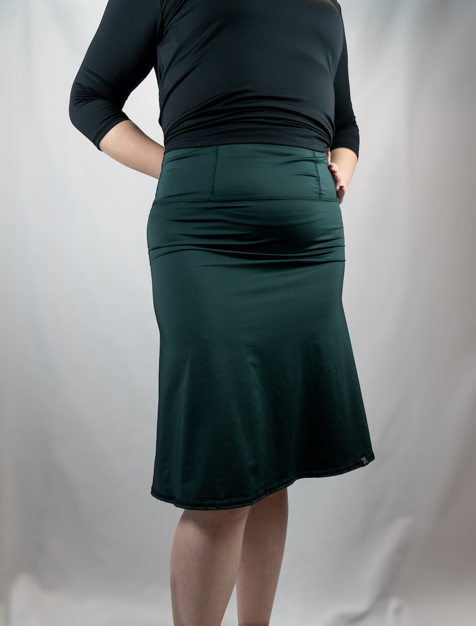 Skate Skirt - Forest Green Transcendent Active