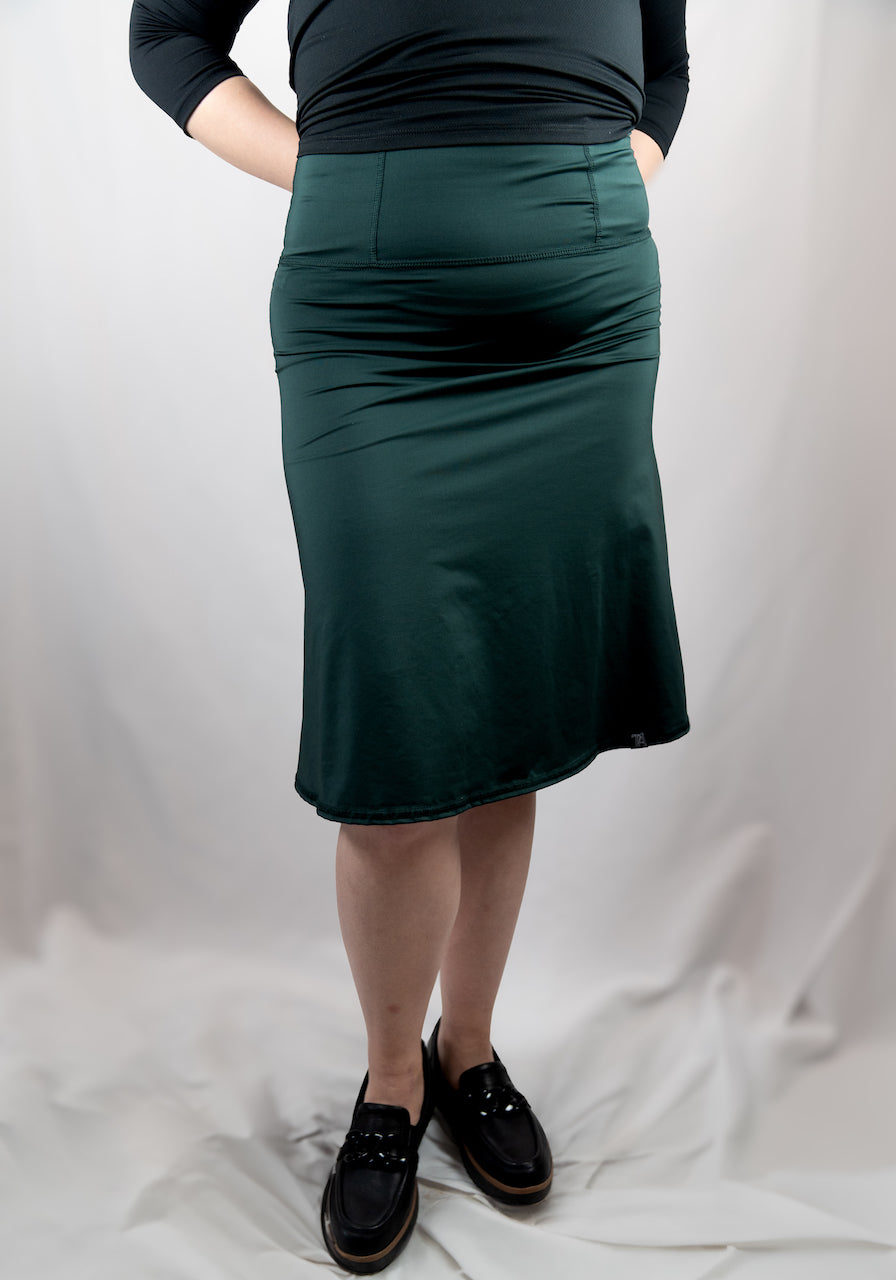 Skate Skirt - Forest Green Transcendent Active