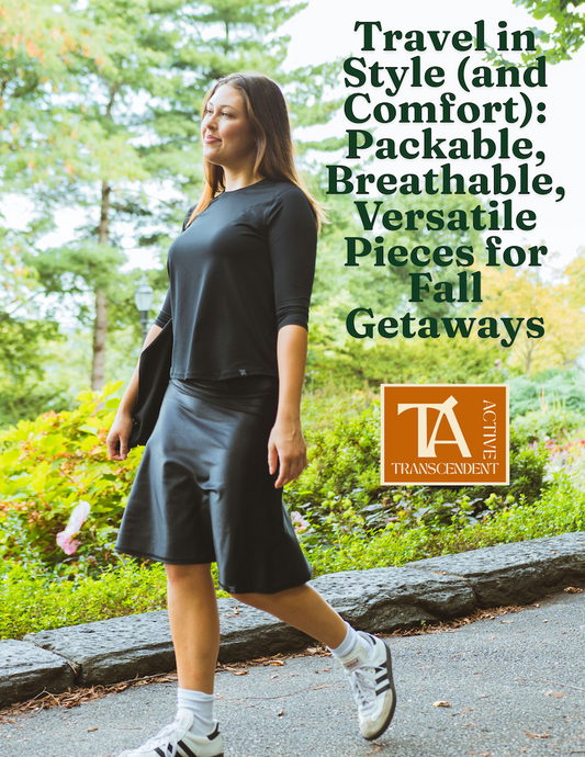 Travel in Style (and Comfort): Packable, Breathable, Versatile Pieces for Fall Getaways