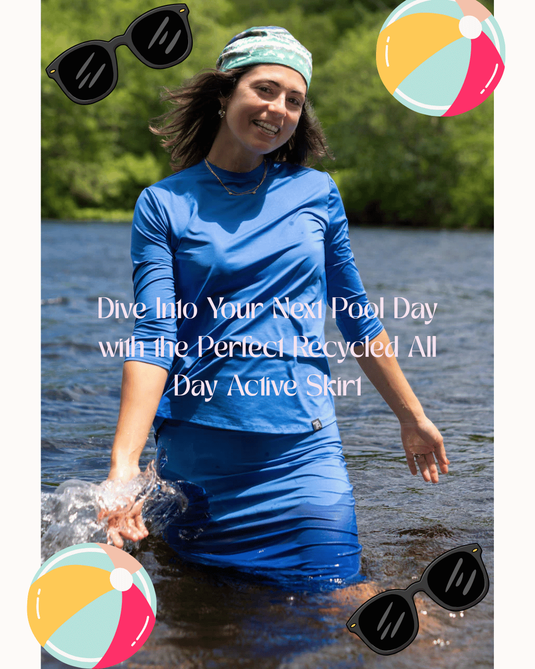 Dive Into Your Next Pool Day with the Perfect Recycled All Day Active Skirt