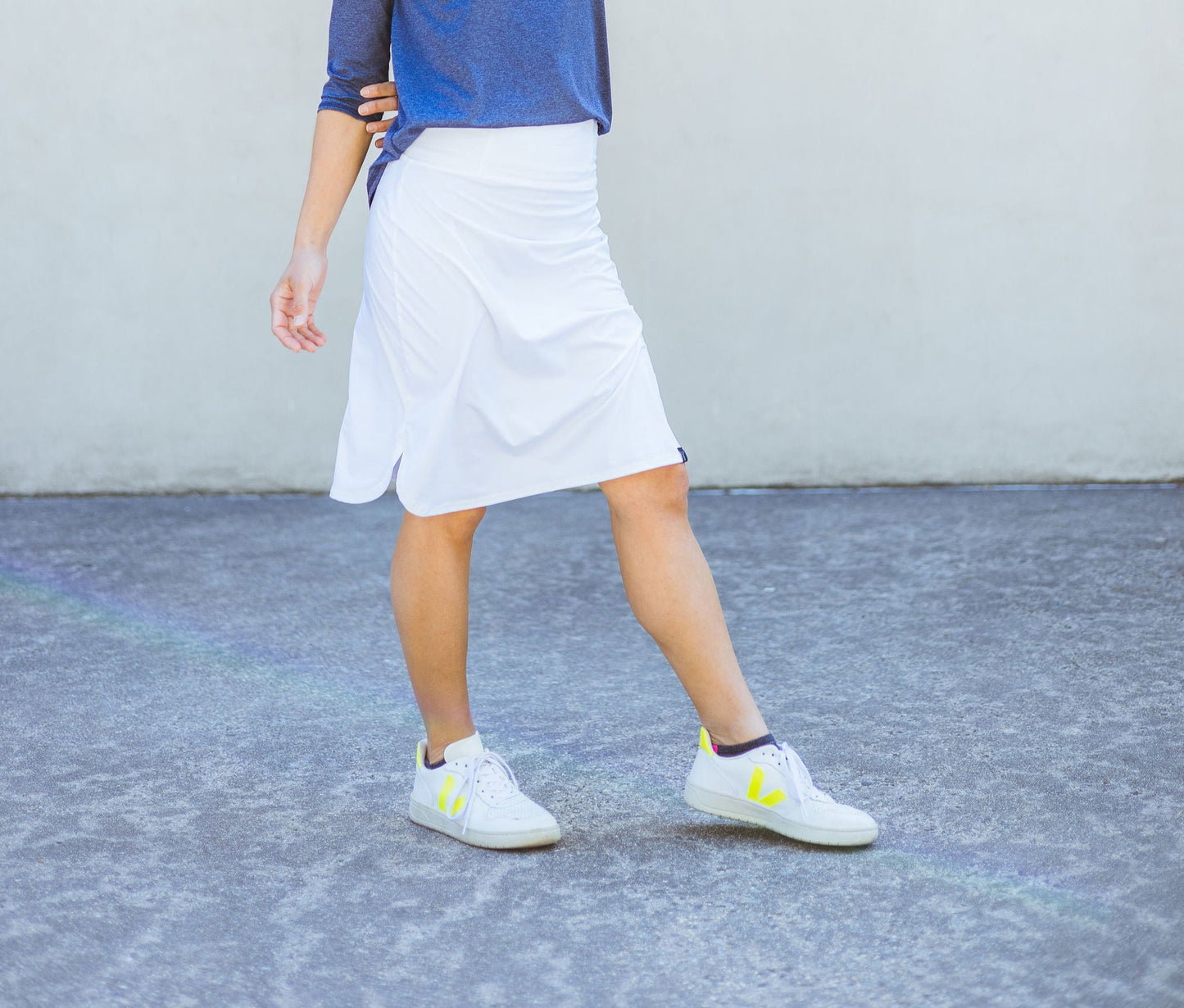 Recycled All Day Active Skirt - White Transcendent Active