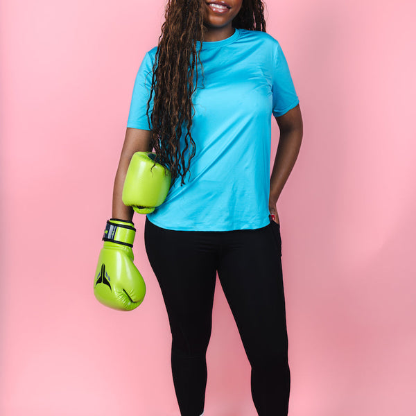 Transcendent Active black 7/8 leggings with side pockets, featuring a sleek, high-rise fit, smooth performance fabric, and a flattering length designed for movement and everyday wear.