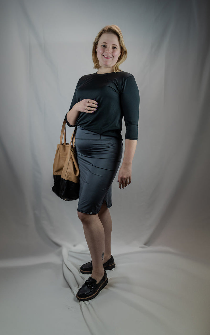 Recycled All Day Active Skirt - Carbon Transcendent Active