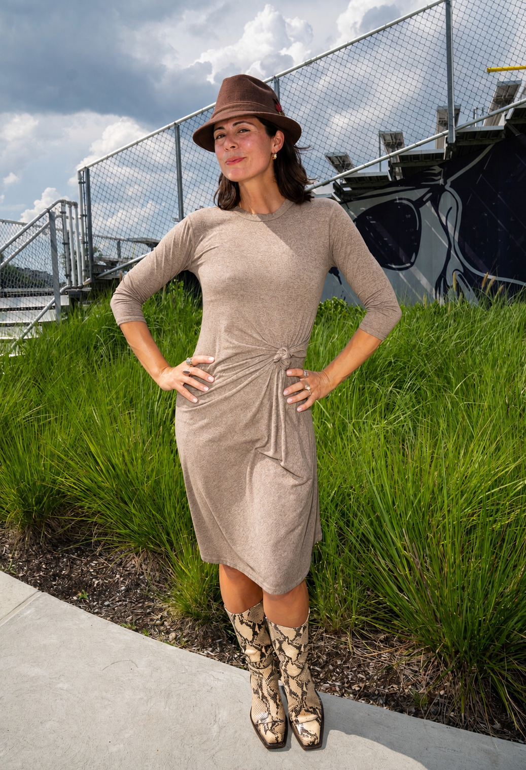 Knot Dress - Chai Transcendent Active