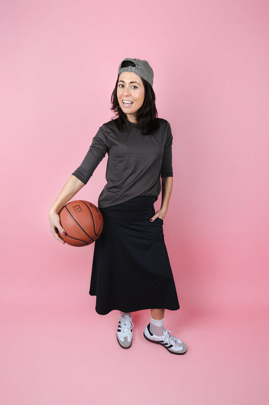 Midi Skate Skirt with Pockets Transcendent Active