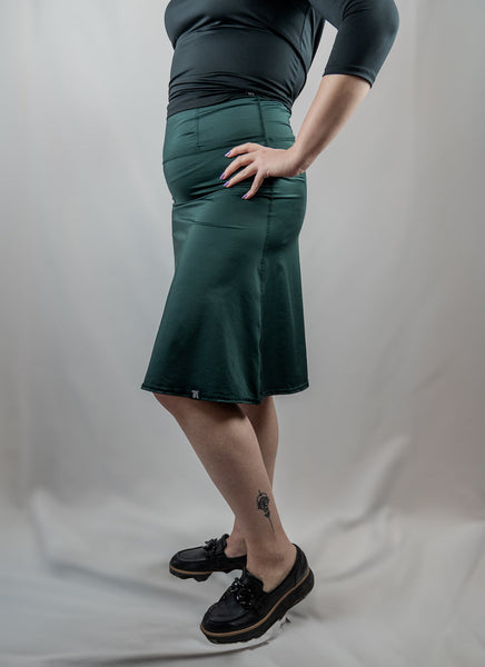 Top Eco-Friendly Skate Skirt | Transcendent Active S / Forest Green