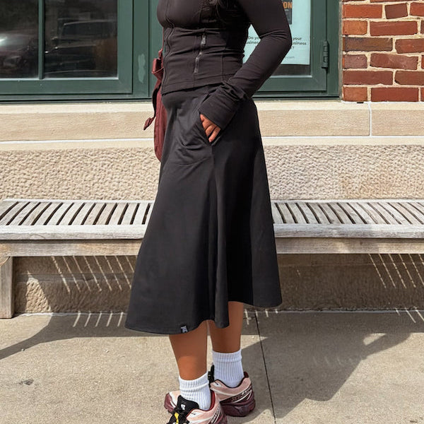 Midi Skate Skirt with Pockets Transcendent Active