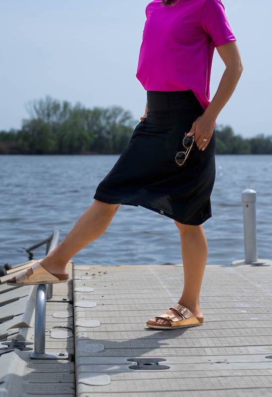 Mesh On the Go Skirt with Pockets Transcendent Active