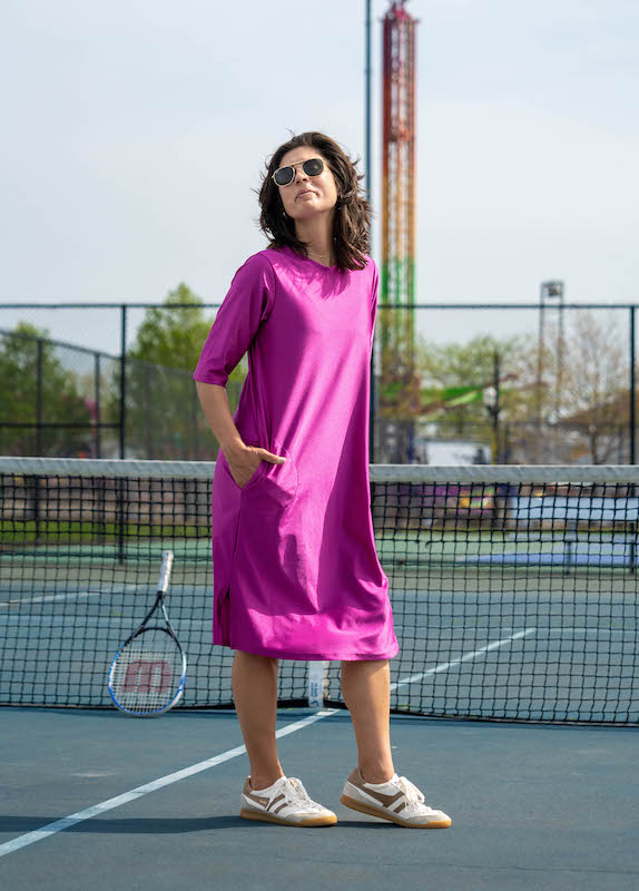 Jet Set Dress - Razberry Transcendent Active