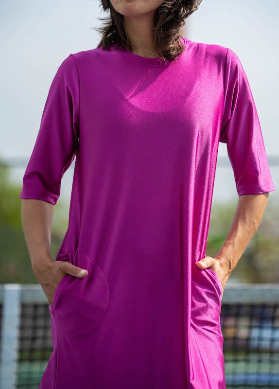 Jet Set Dress - Razberry Transcendent Active