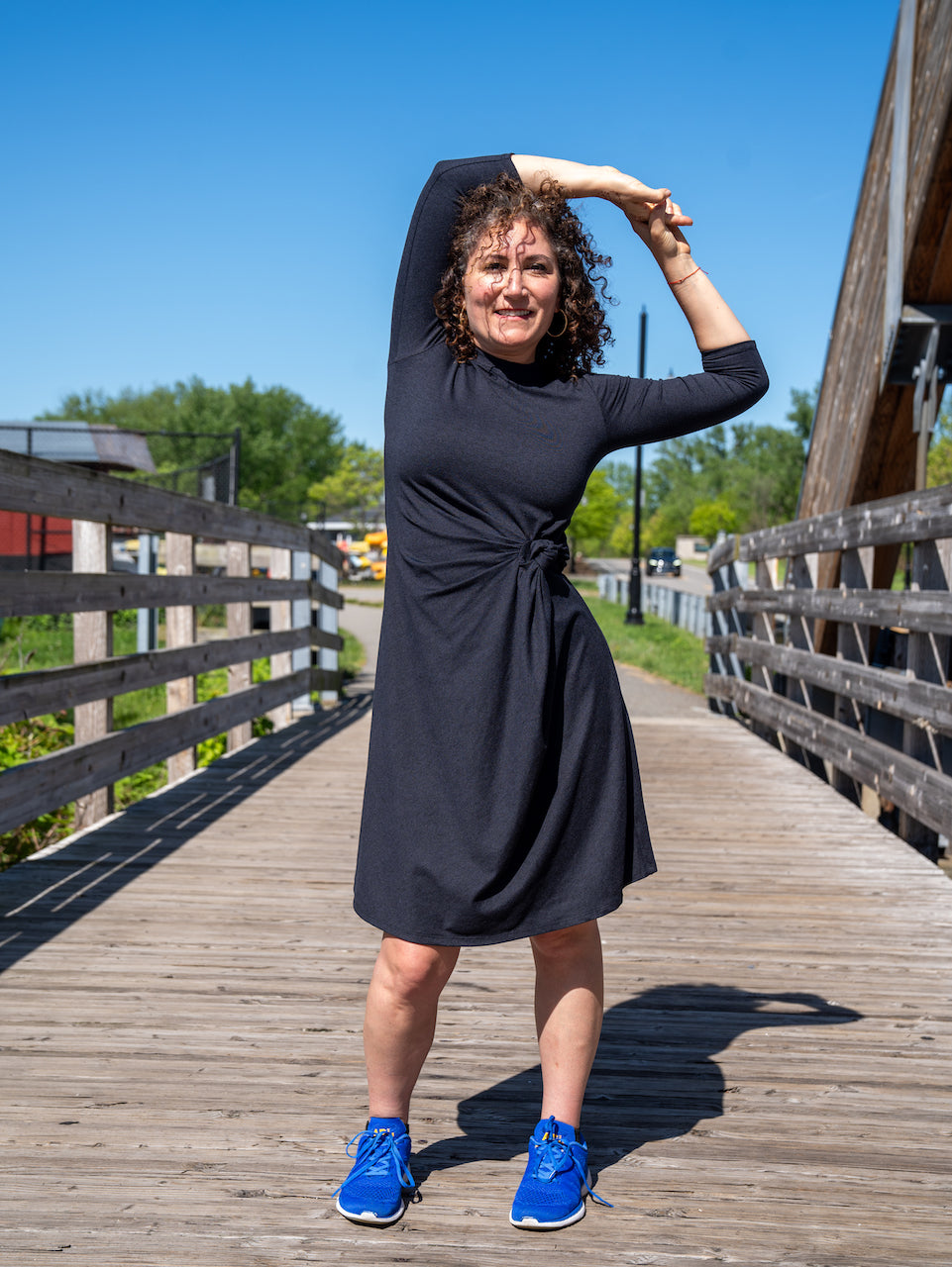 Knot Dress - Forest Green Transcendent Active