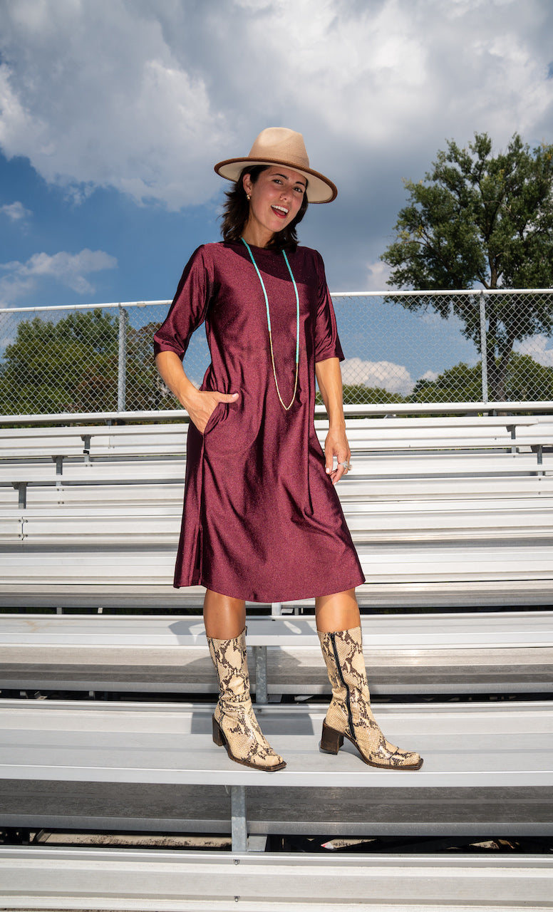Jet Set Dress - Pinot Transcendent Active