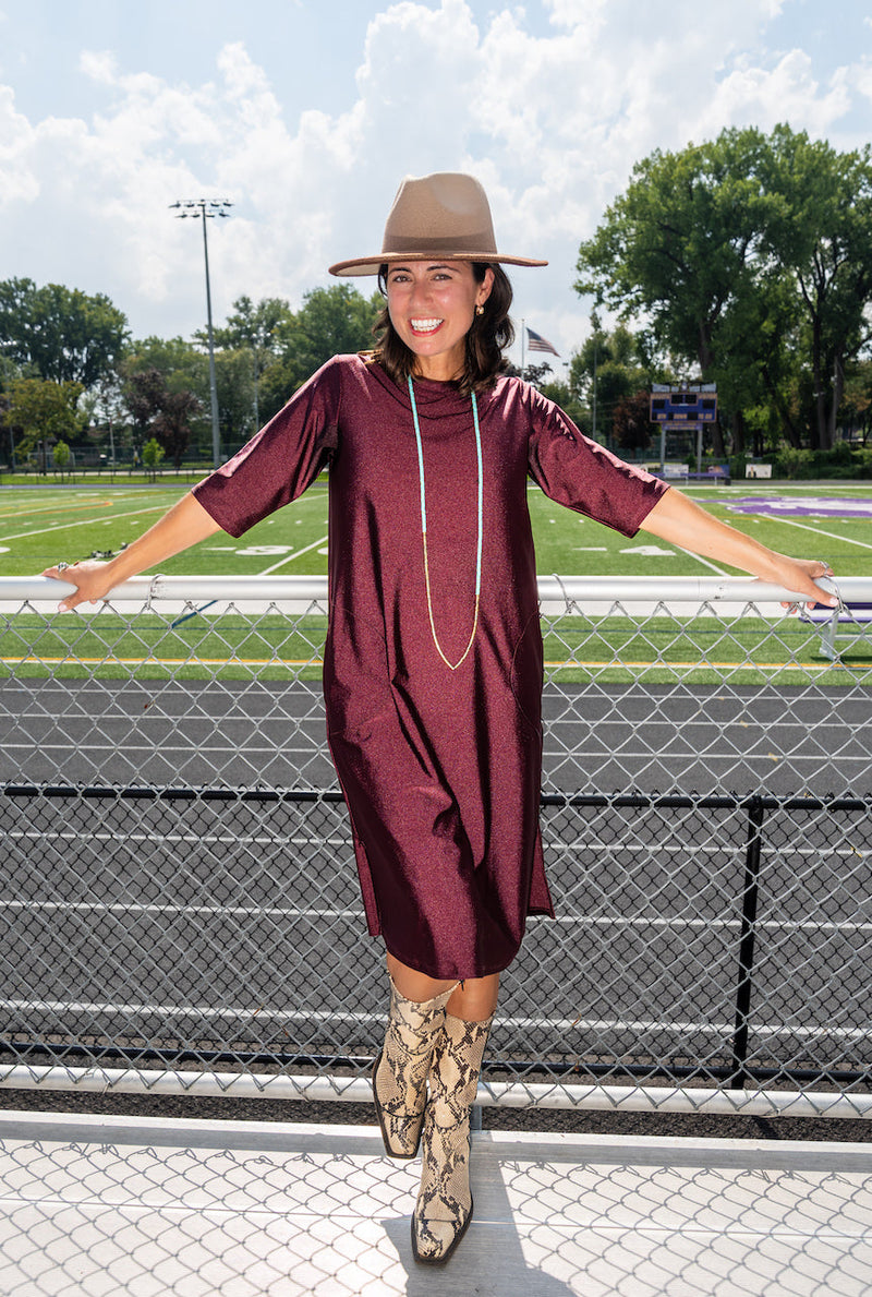 Jet Set Dress - Pinot Transcendent Active