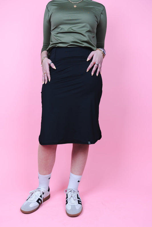 Recycled All Day Active Skirt - Black Transcendent Active