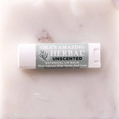 Natural Unscented Lip Balm, Fragrance Free Lip Balm Ora's Amazing Herbal