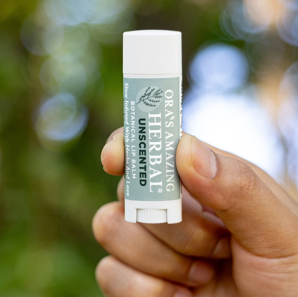 Natural Unscented Lip Balm, Fragrance Free Lip Balm Ora's Amazing Herbal